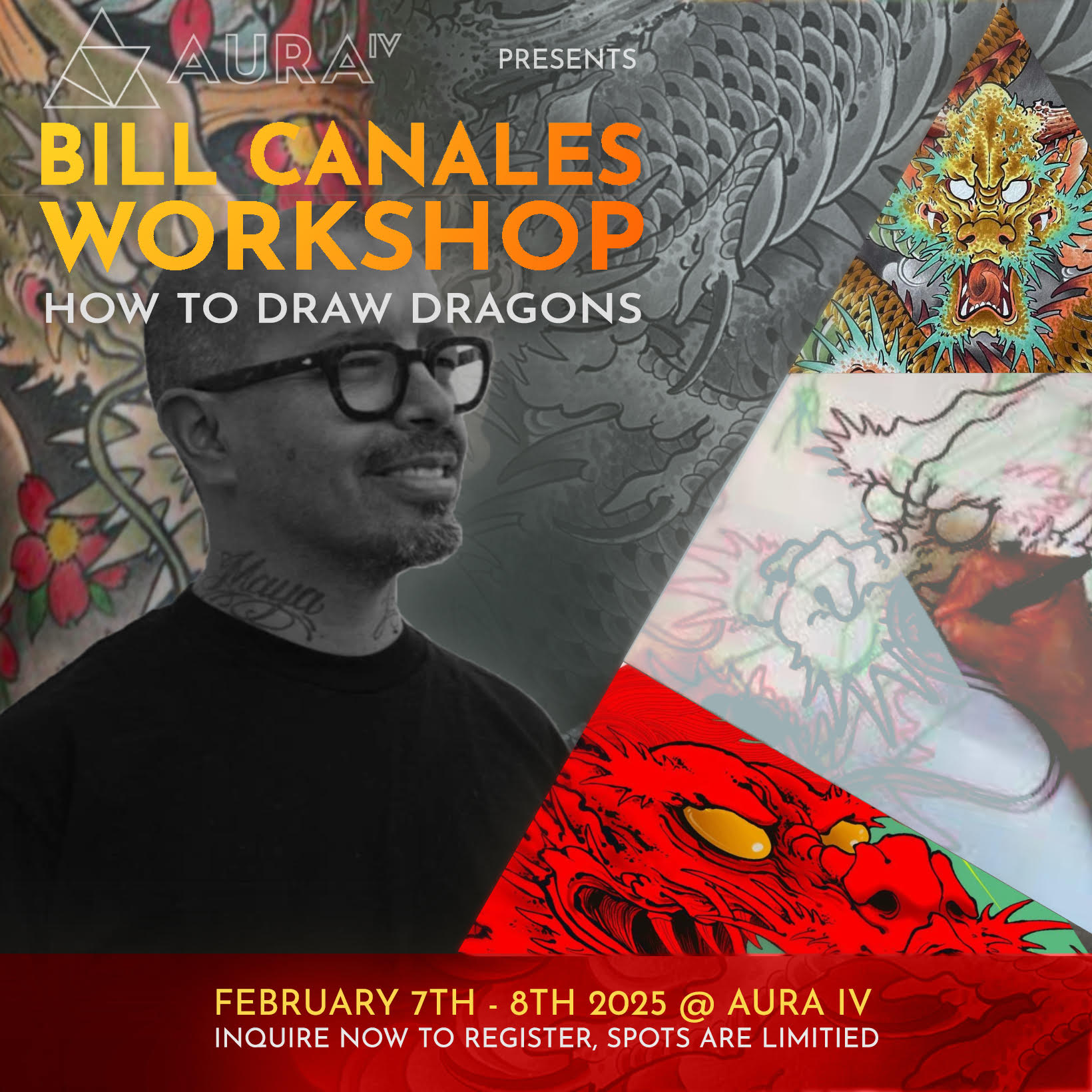 Bill Canales Workshop - How to Draw Dragons