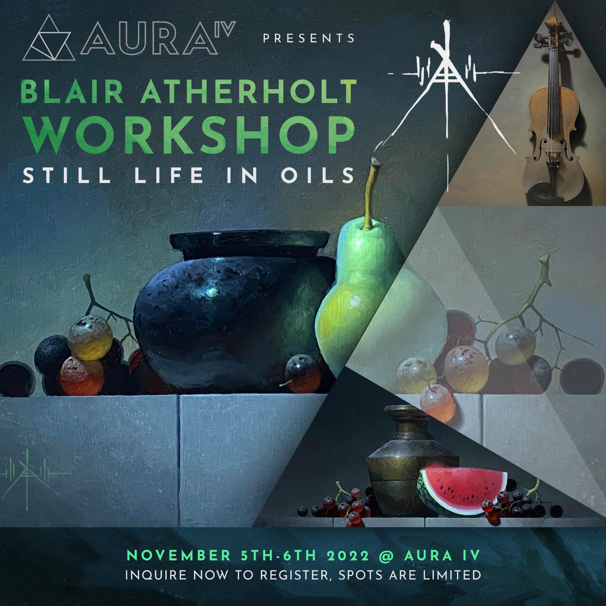 Blair Atherholt 2-day Oil Painting Workshop