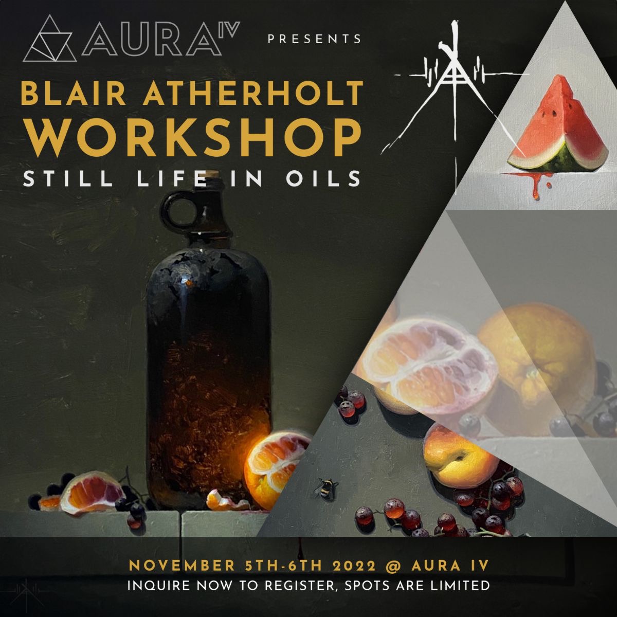 Blair Atherholt 3-Day Oil Painting Workshop
