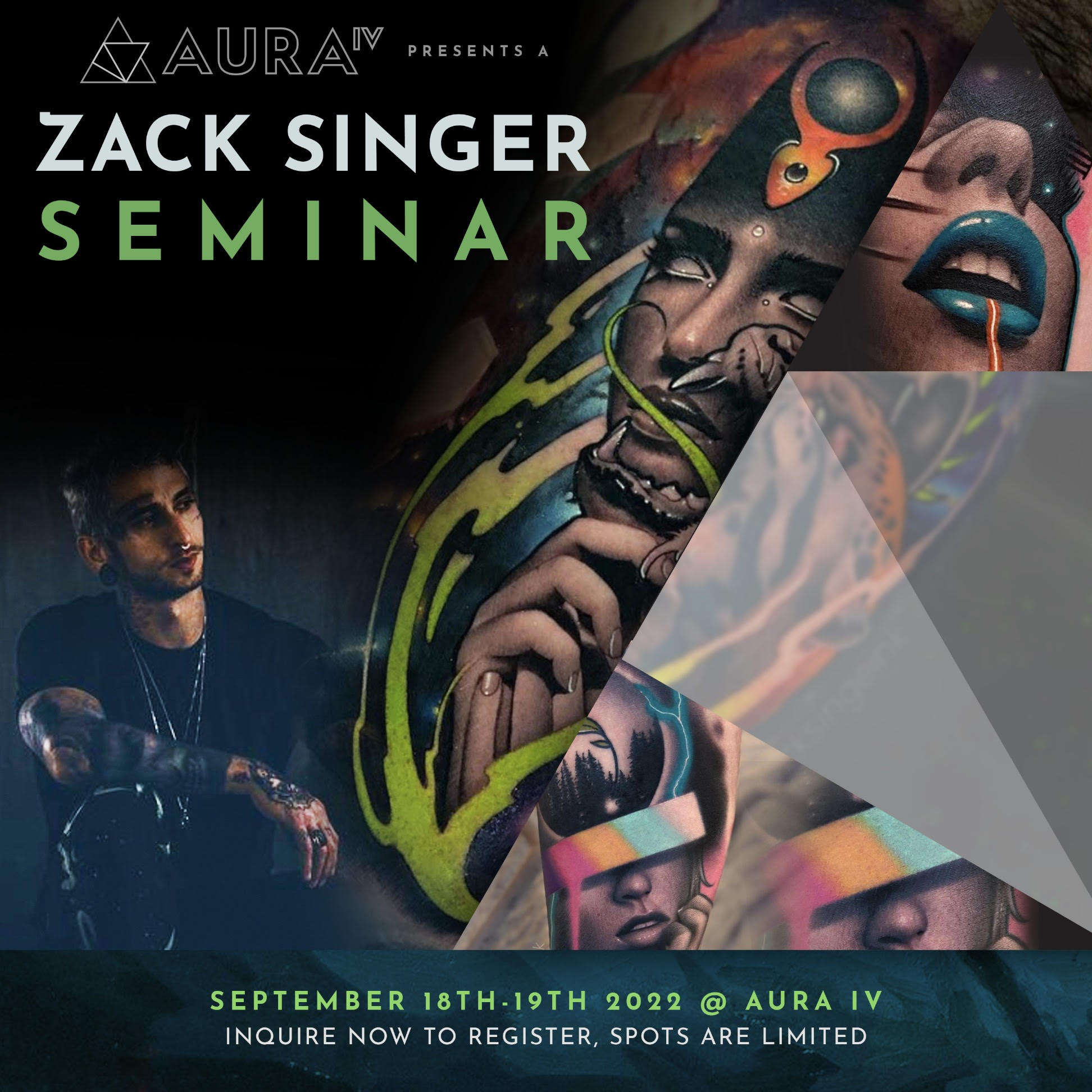 Zack Singer 2-day Live Tattooing Seminar